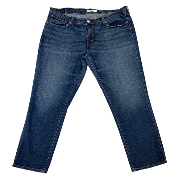 Levi's Pants - Levis Boyfriend Cropped Ankle Jeans Pants Women Size 33